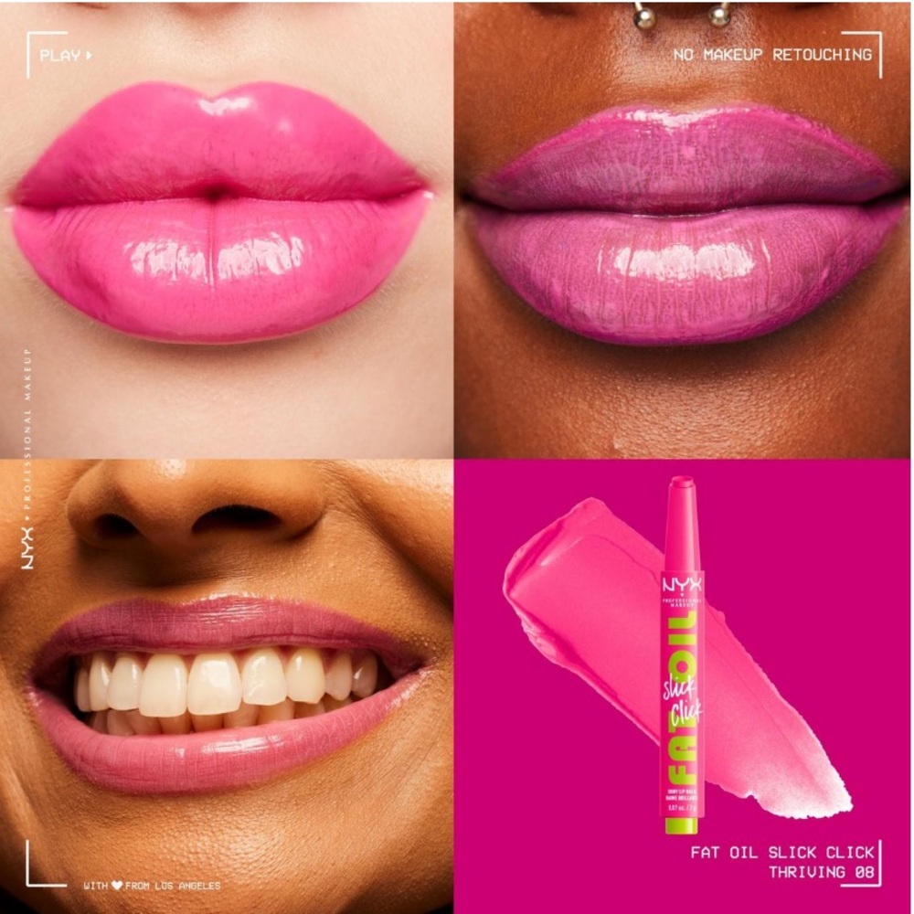 NYX Fat Oil Slick Click Vegan Lip Balm “Thriving”